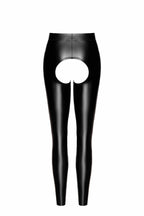 Легінси Noir Handmade F304 Taboo, M, black, під латекс, відкриті сідниці та пром