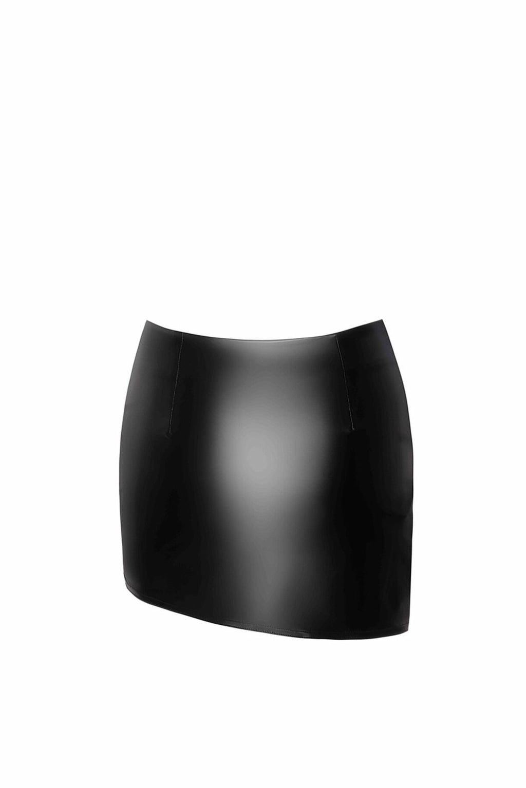 Noir Handmade (Польща) Спідниця Noir Handmade F305 Legacy, M, black, міні, під латекс, асиметричний крій