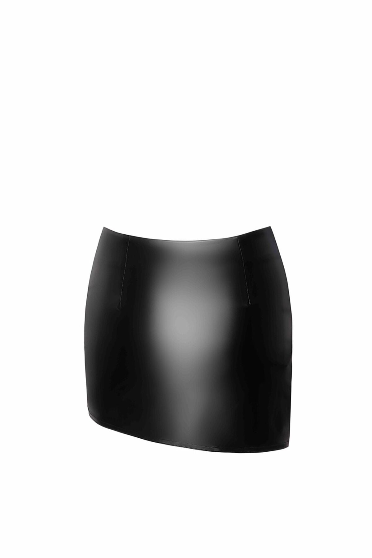 Noir Handmade (Польща) Спідниця Noir Handmade F305 Legacy, XXL, black, міні, під латекс, асиметричний крій