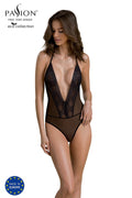 Passion (Польща) Боді Passion DROSERA BODY black, S/M, високі вирізи, верх на зав’язках