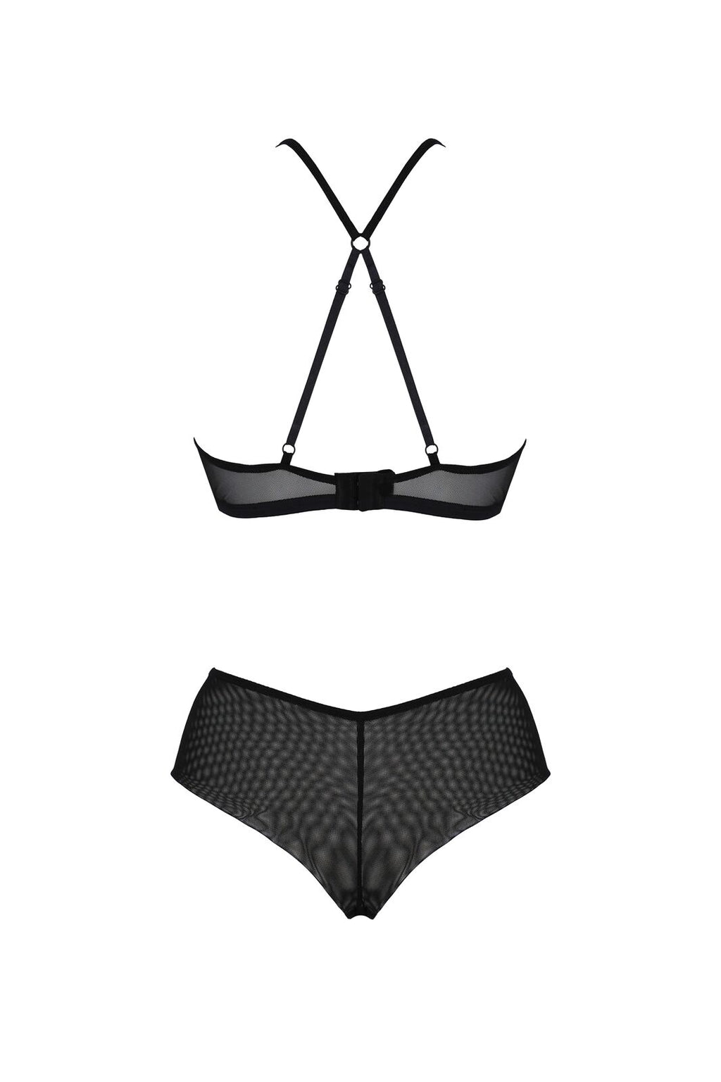 Passion (Польща) Комплект Passion KERRIA BIKINI black, L/XL, бралет і трусики-бікіні