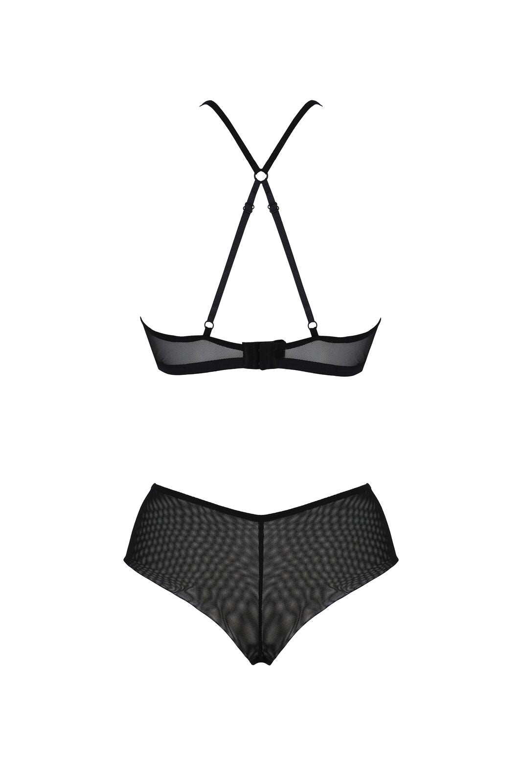 Passion (Польща) Комплект Passion KERRIA BIKINI black, L/XL, бралет і трусики-бікіні