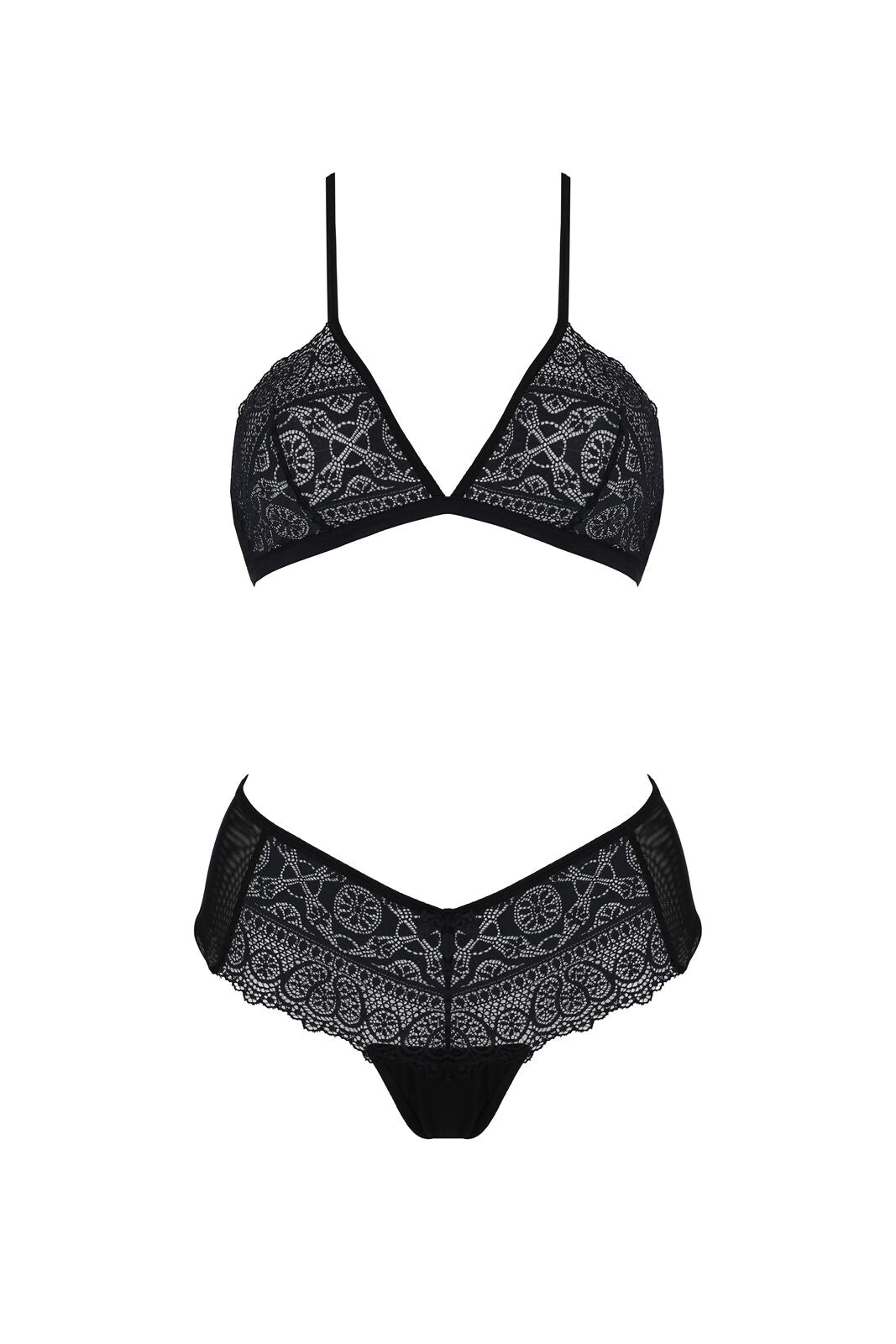 Passion (Польща) Комплект Passion KERRIA BIKINI black, S/M, бралет і трусики-бікіні