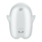 Вакуумний кліторальний стимулятор з вібрацією Satisfyer Glowing Ghost White, сві