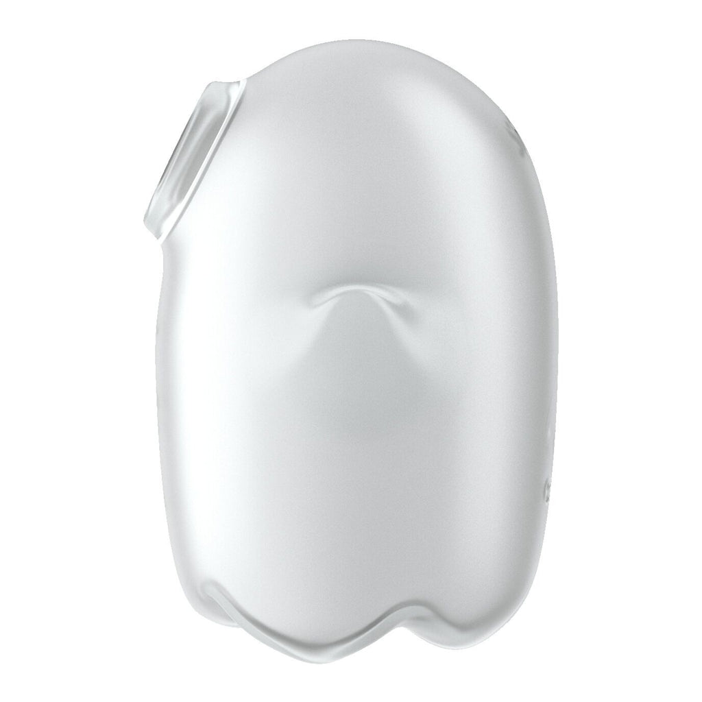 Вакуумний кліторальний стимулятор з вібрацією Satisfyer Glowing Ghost White, сві