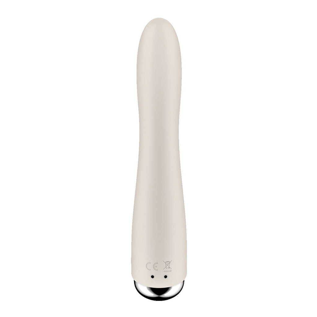 Вібратор точки G з обертанням Satisfyer Spinning Vibe 1 Beige, 2 мотори