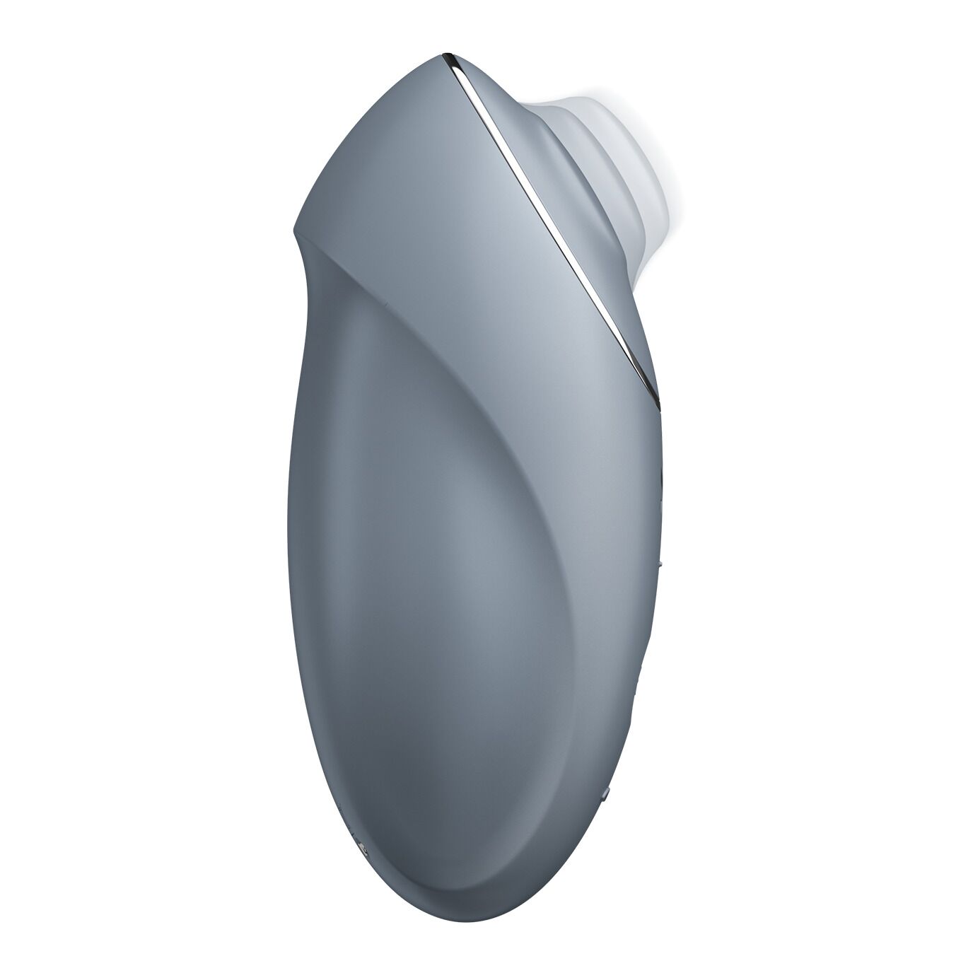 Вібростимулятор-пульсатор Satisfyer Tap & Climax 1 Bluegrey, ефект постукування 