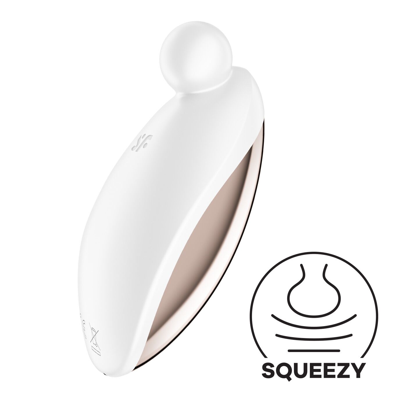 Вібратор для зовнішньої стимуляції Satisfyer Spot On 2 White, дуже потужний, гну
