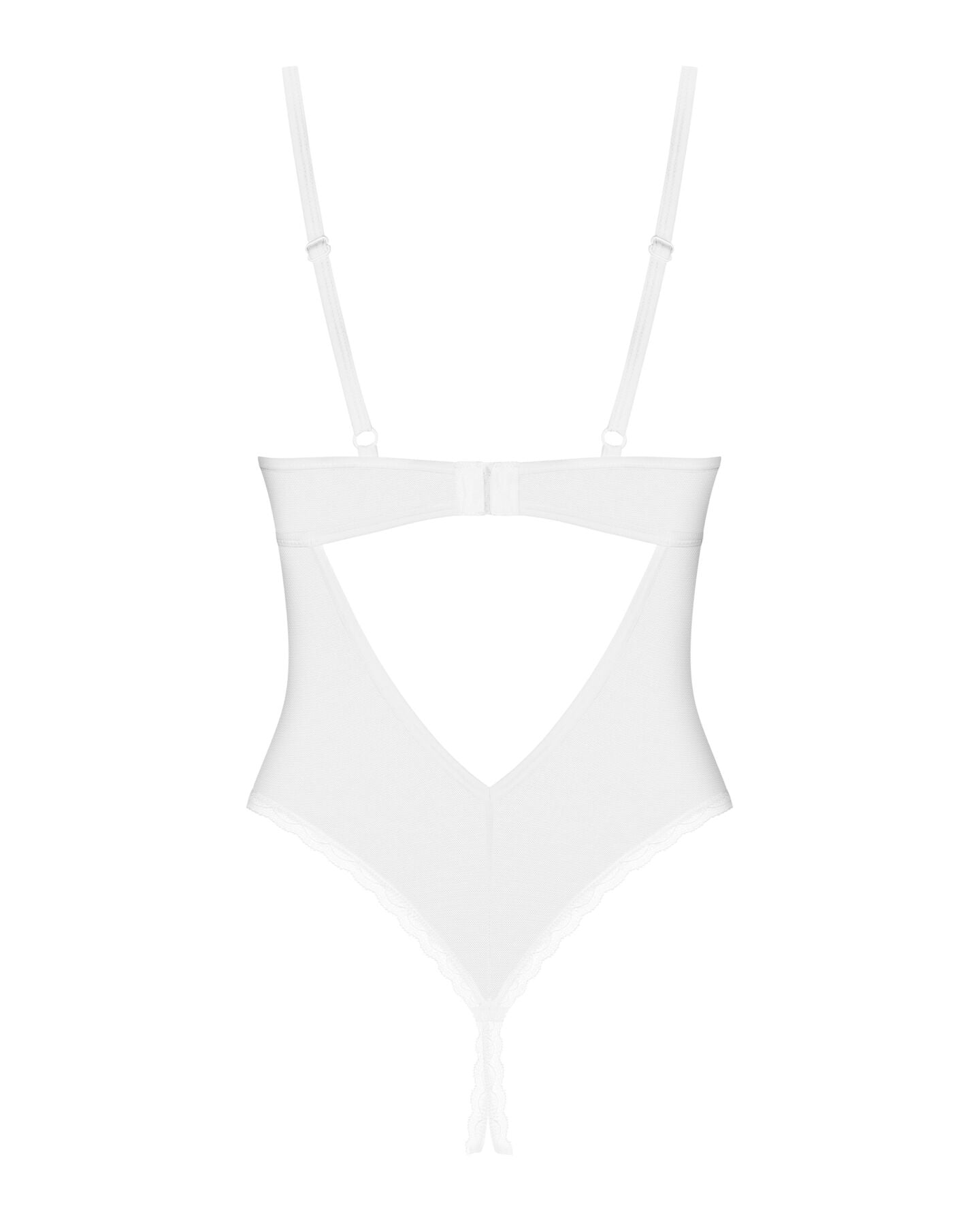 Obsessive (Польща) Боді з доступом Obsessive Alissium crotchless teddy, XS/S, ліф з м’якою чашкою, високі трусики