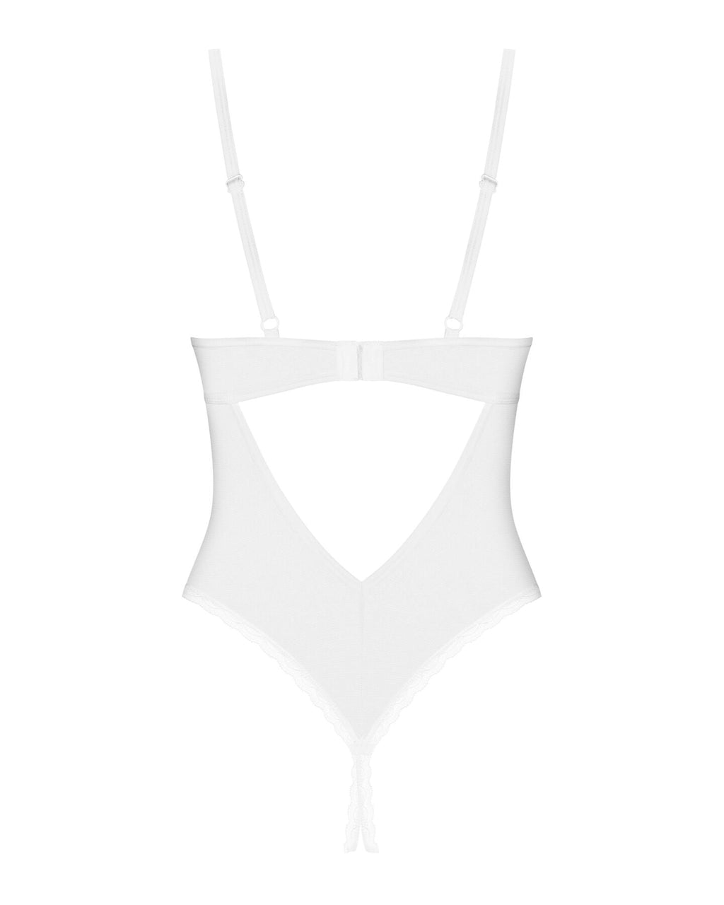 Боді з доступом Obsessive Alissium crotchless teddy, XS/S, ліф з м’якою чашкою, 