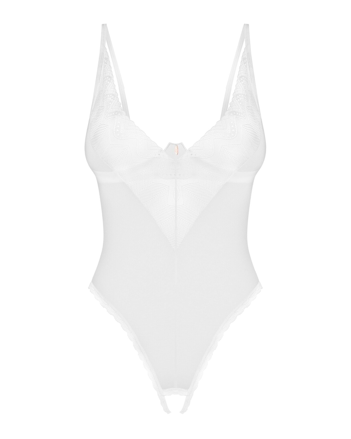 Obsessive (Польща) Боді з доступом Obsessive Alissium crotchless teddy, M/L, ліф з м’якою чашкою, високі трусики