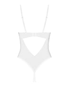 Боді з доступом Obsessive Alissium crotchless teddy, XL/2XL, ліф з м’якою чашкою, високі трусики
