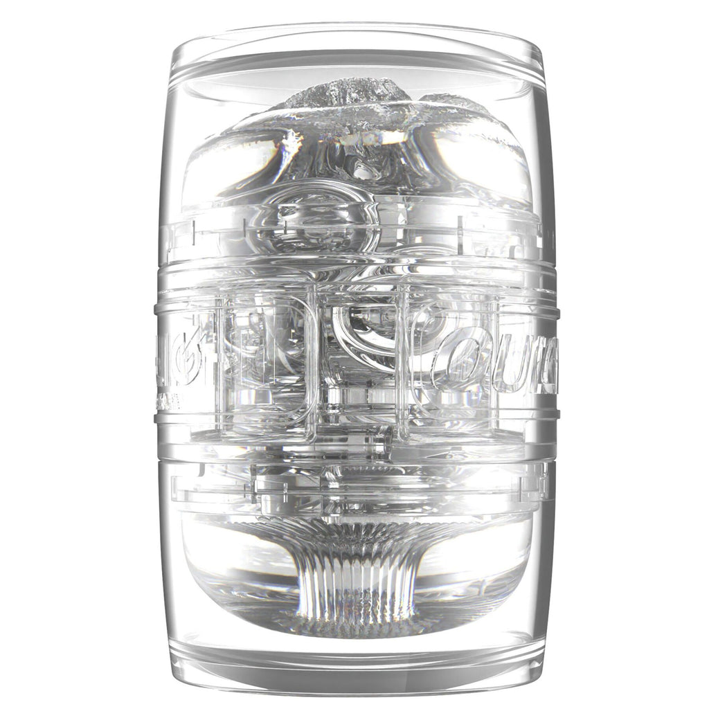 Двосторонній мастурбатор Fleshlight Quickshot Autumn Falls, компактний, зі зліпка вульви та ануса порнозірки