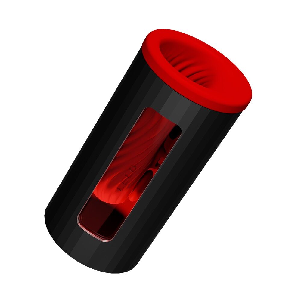 Lelo (Швеція) Смарт-мастурбатор LELO F1S V3 Red, 2 мотори, 8 режимів, стимуляція звуковими хвилями
