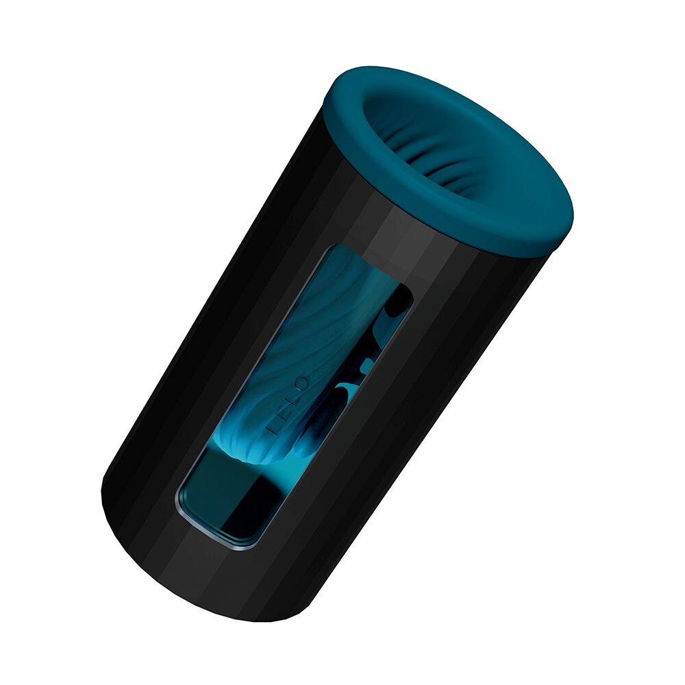 Lelo (Швеція) Смарт-мастурбатор LELO F1S V3 Teal, 2 мотори, 8 режимів, стимуляція звуковими хвилями