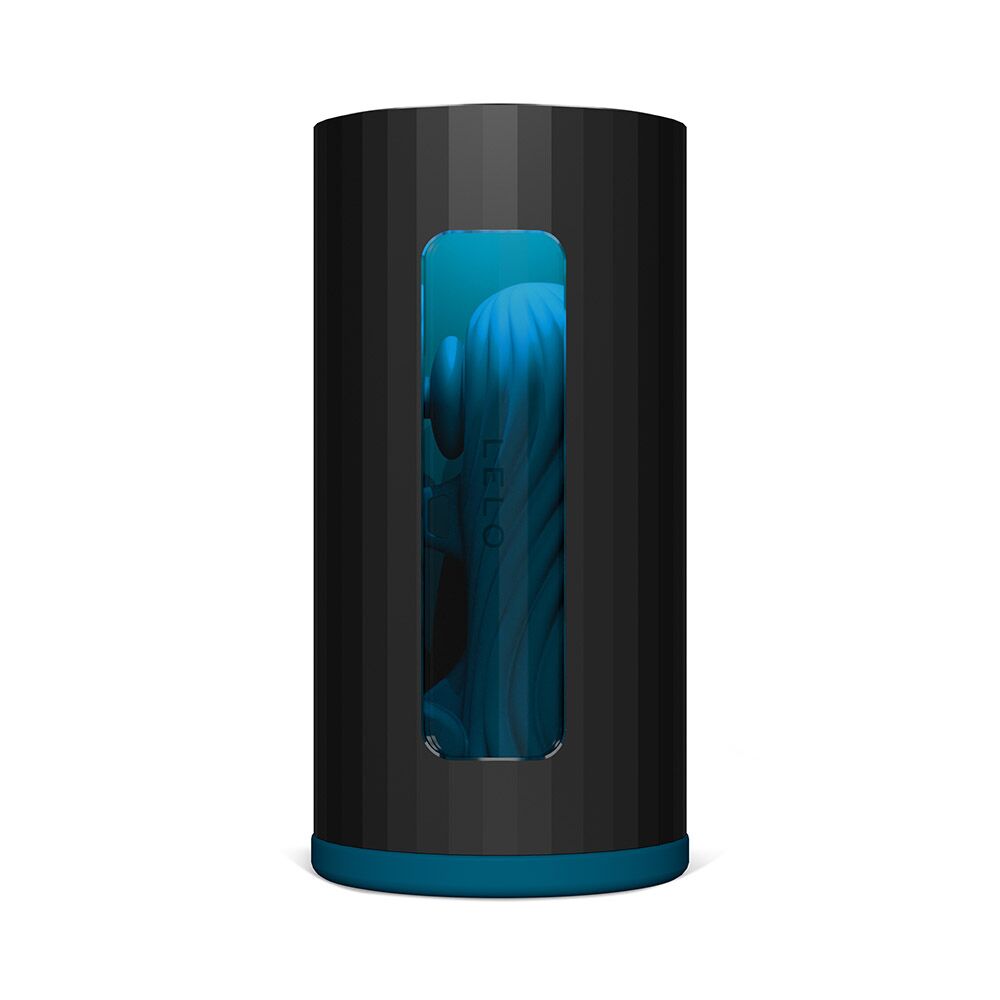 Lelo (Швеція) Смарт-мастурбатор LELO F1S V3 Teal, 2 мотори, 8 режимів, стимуляція звуковими хвилями