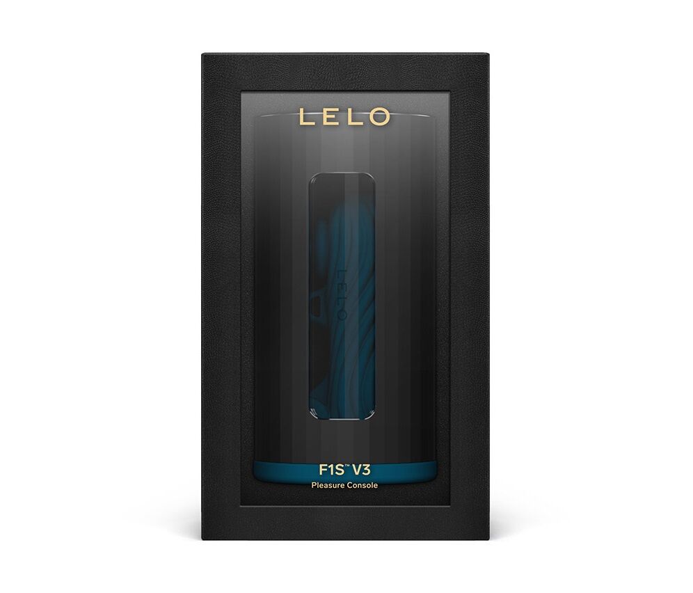 Lelo (Швеція) Смарт-мастурбатор LELO F1S V3 Teal, 2 мотори, 8 режимів, стимуляція звуковими хвилями