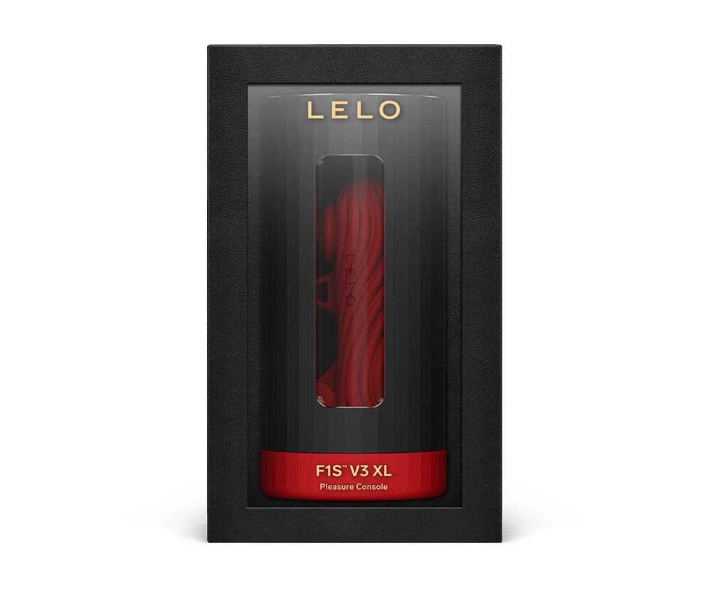 Lelo (Швеція) Смарт-мастурбатор LELO F1S V3 XL Red, збільшений, 2 мотори, 8 режимів, стимуляція звуковими хвилями