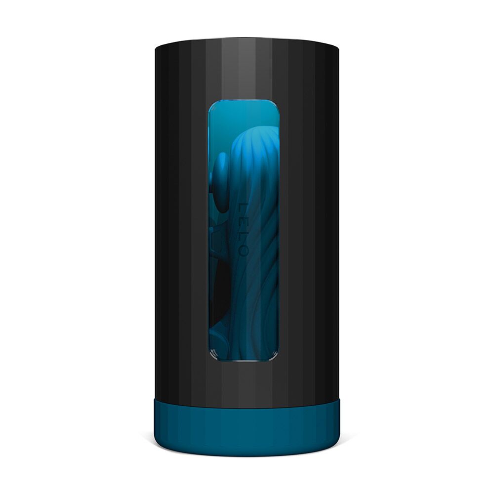 Lelo (Швеція) Смарт-мастурбатор LELO F1S V3 XL Teal, збільшений, 2 мотори, 8 режимів, стимуляція звуковими хвилями