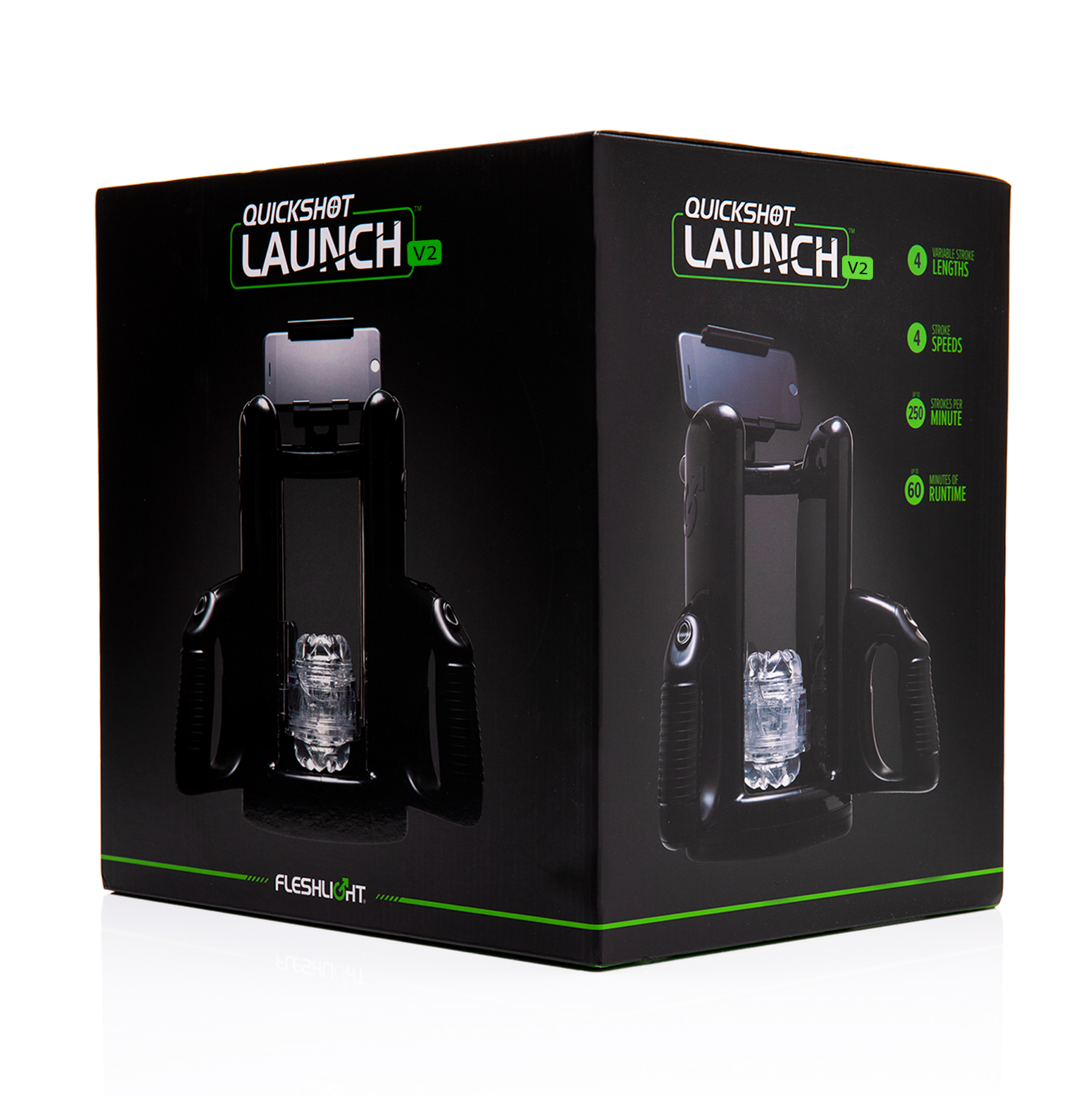 Fleshlight (США) Автоматична секс-машина для чоловіків Fleshlight Quickshot Launch V2, оновлена модель