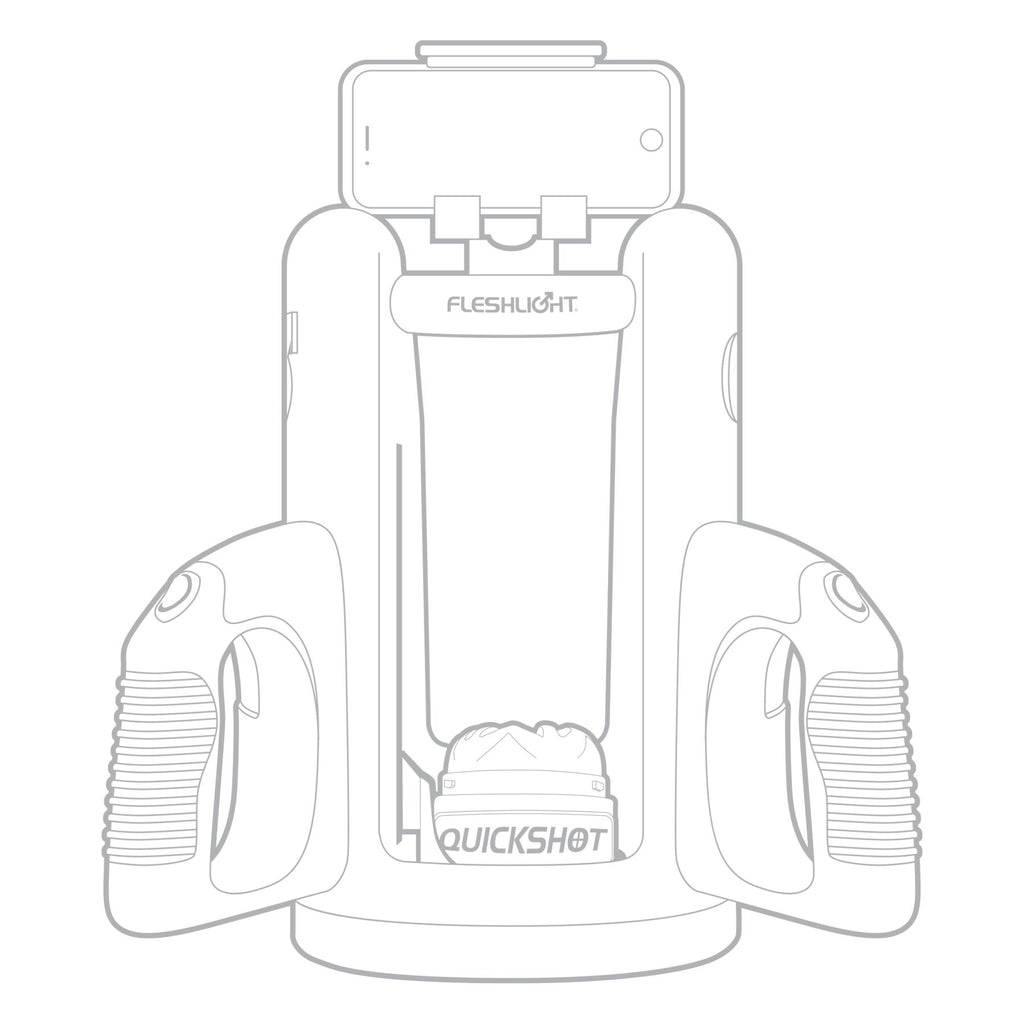 Fleshlight (США) Автоматична секс-машина для чоловіків Fleshlight Quickshot Launch V2, оновлена модель