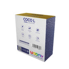 Анальний розширювач Wooomy Coco, силіконовий, роздвоєний
