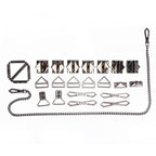 БДСМ-набір LOCKINK Bondage & Restraint Set, натуральна шкіра, фіксатори, маска, кляп