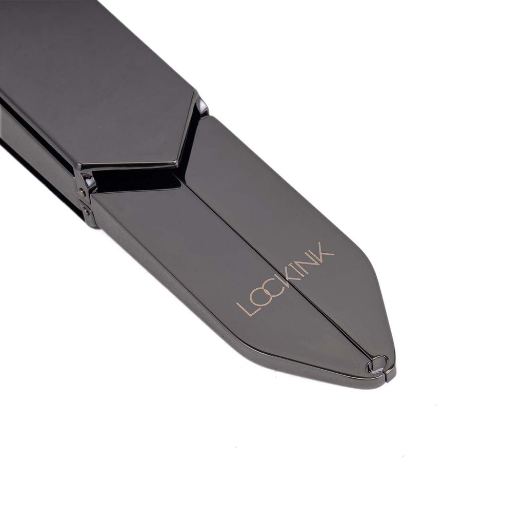 LOCKINK (Китай) Регульована шльопалка LOCKINK Adjustable Slapper for Impact Play, чорна, натуральна шкіра