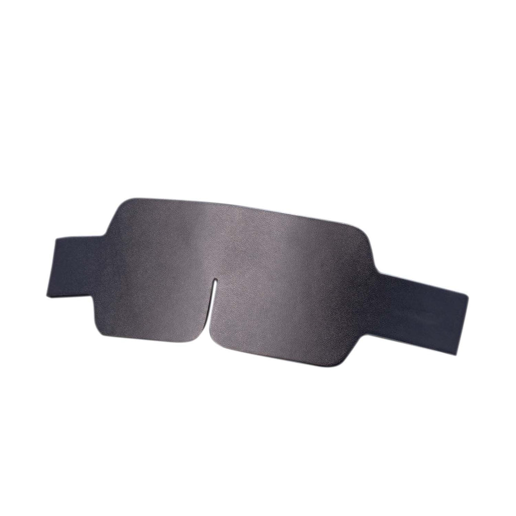 LOCKINK (Китай) Маска на очі LOCKINK Blindfold Kit, чорна, натуральна шкіра, регульований обсяг