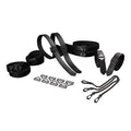 LOCKINK (Китай) Набір для бондажу LOCKINK 8-Bondage-Straps Restraint Set, чорний 8 ременів з натуральної шкіри