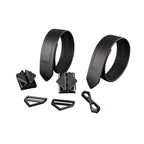 Набір фіксаторів для рук та ніг LOCKINK Hogtie Set, чорний, ремені з натуральної