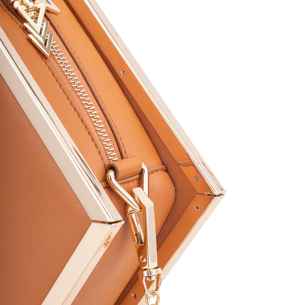 LOCKINK (Китай) Сумка для секс-іграшок LOCKINK Mysterious Square Kink Bag, коричнева, набір для бондажу в комплекті