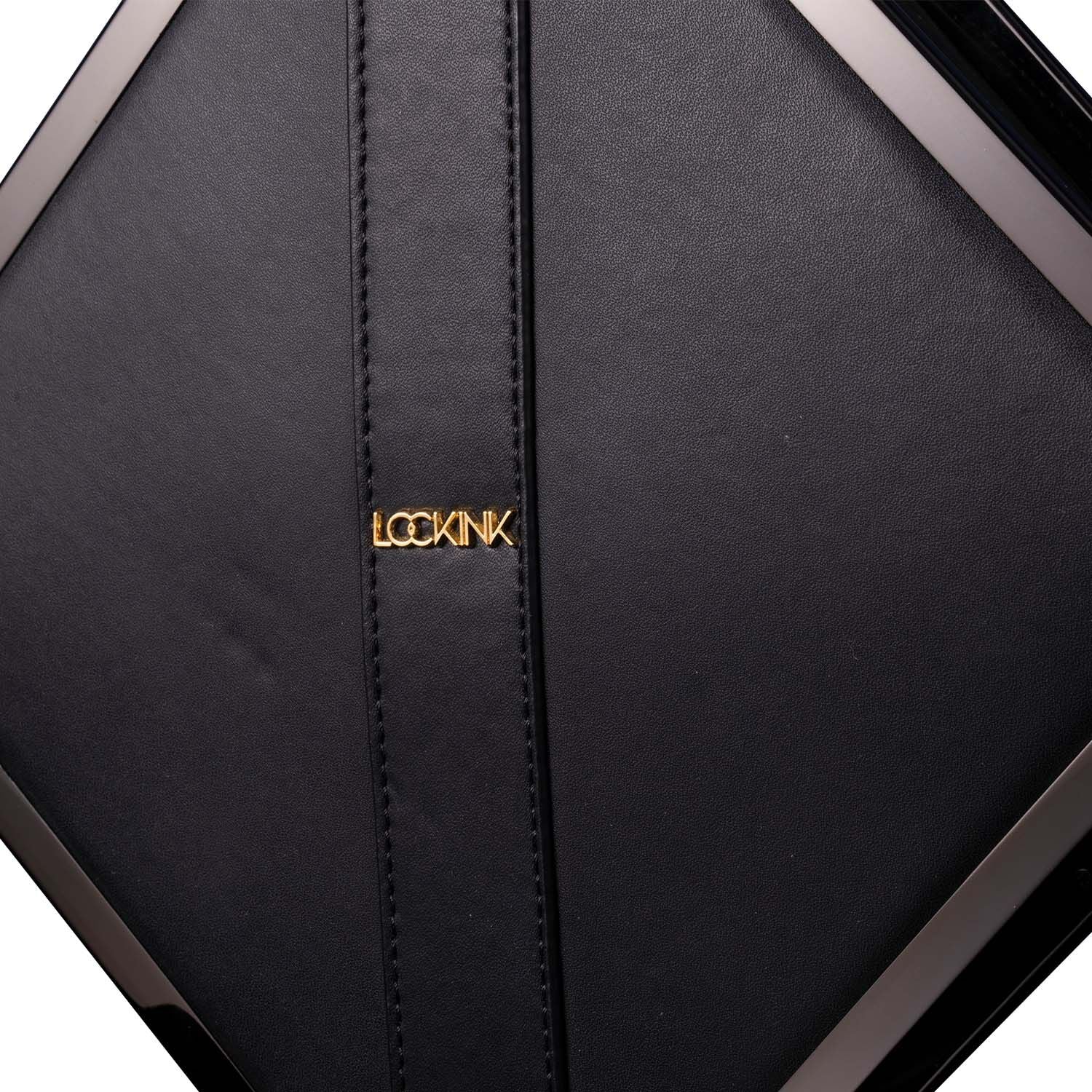 LOCKINK (Китай) Сумка для секс-іграшок LOCKINK Mysterious Square Kink Bag, чорна, набір для бондажу в комплекті