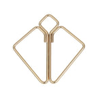 SX0844 Затискачі для сосків з важкою підвіскою LOCKINK Nipple Clamps with Heavy Pendant, золотисті