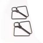 Затискачі для сосків з важкою підвіскою LOCKINK Nipple Clamps with Heavy Pendant, сріблясті