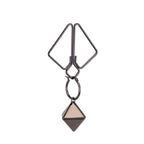 Затискачі для сосків з важкою підвіскою LOCKINK Nipple Clamps with Heavy Pendant, сріблясті