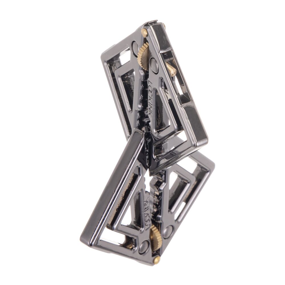 Затискачі для сосків з важкою підвіскою LOCKINK Adjustable Nipple Clamps with Heavy Pendant, під срібло