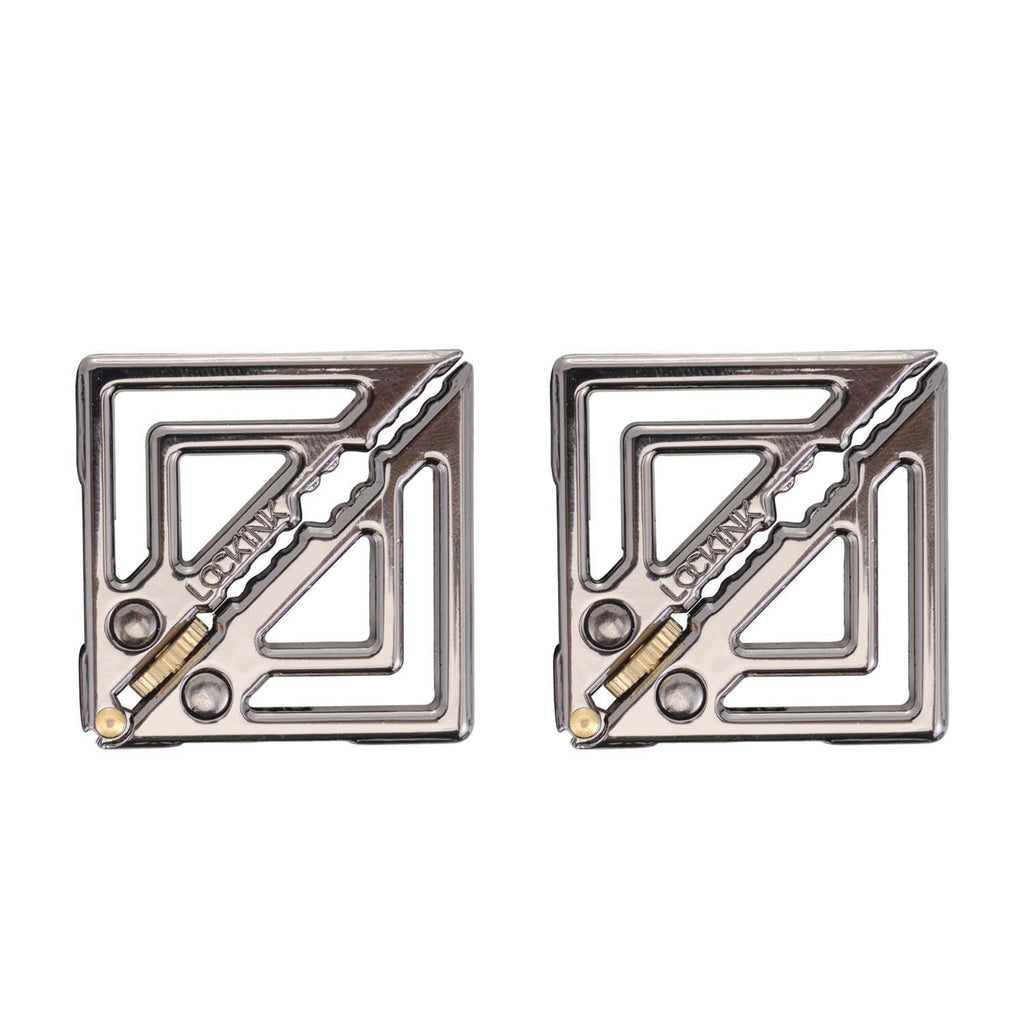 Затискачі для сосків з легкою підвіскою LOCKINK Adjustable Nipple Clamps with Light Pendant, сріблясті