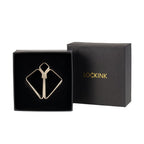 Затискачі для сосків LOCKINK Minimalism Nipple Clamps, золотисті
