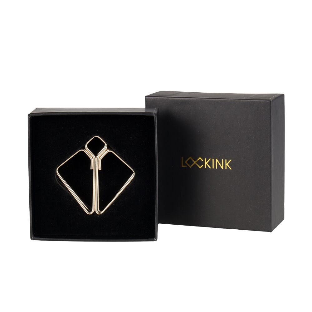 Затискачі для сосків LOCKINK Minimalism Nipple Clamps, золотисті