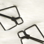 Затискачі для сосків LOCKINK Minimalism Nipple Clamps, сріблясті
