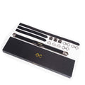 LOCKINK (Китай) Фіксатор-розпірка LOCKINK Adjustable Spreader Bar Set, чорний, шкіряний, ремені для шиї, рук/ніг