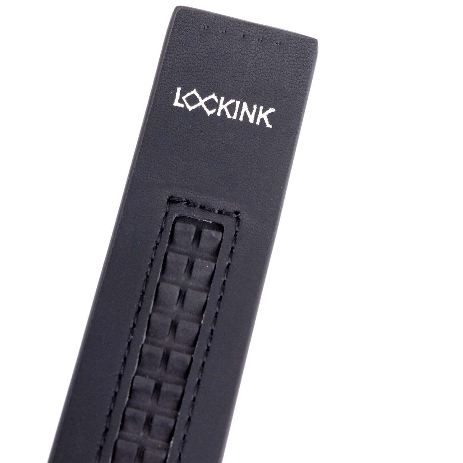 LOCKINK (Китай) Фіксатор-розпірка LOCKINK Adjustable Spreader Bar Set, чорний, шкіряний, ремені для шиї, рук/ніг
