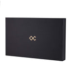 Маска на очі LOCKINK Vixen Blindfold, чорна, натуральна шкіра, регульований обсяг