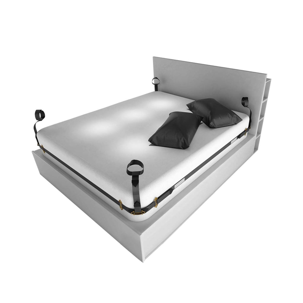 LOCKINK (Китай) Фіксатори рук та ніг для ліжка LOCKINK BDSM Adjustable Bed Restraint Kit