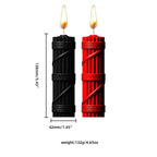 БДСМ-свічки LOCKINK SEVANDA Fetish Drip Candles Set, 2 шт, низькотемпературні, шкребок у комплекті