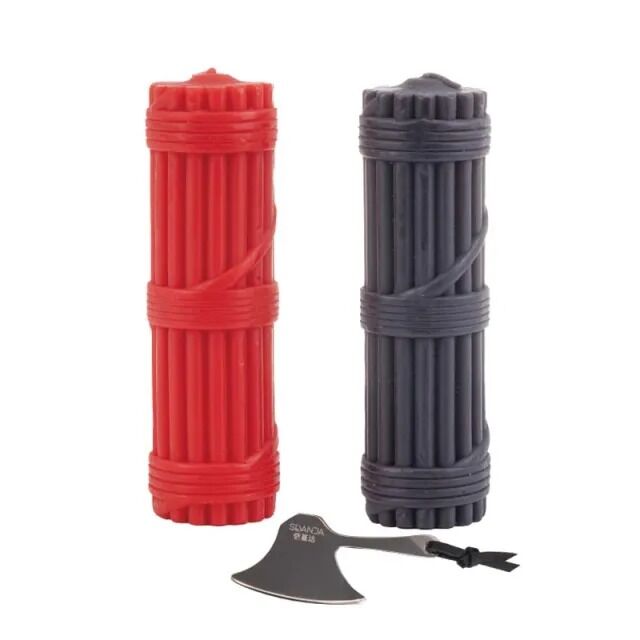 БДСМ-свічки LOCKINK SEVANDA Fetish Drip Candles Set, 2 шт, низькотемпературні, шкребок у комплекті