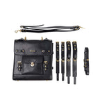 Сумка-трансформер для зберігання секс-іграшок LOCKINK Detachable JK Bag, чорна, ПВХ