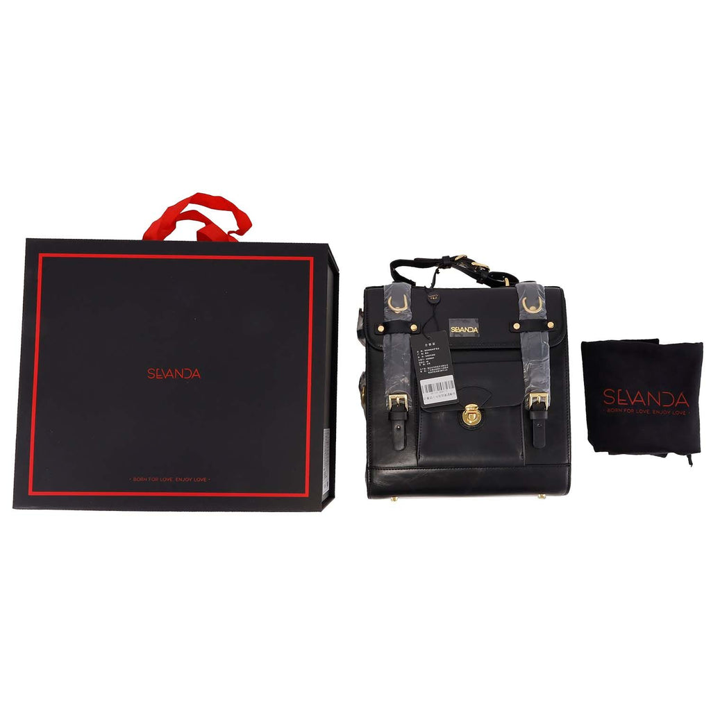 LOCKINK (Китай) Сумка-трансформер для зберігання секс-іграшок LOCKINK Detachable JK Bag, чорна, ПВХ