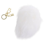 Металева анальна пробка — кролячий хвіст LOCKINK SEVANDA White Bunny-Tail Anal Pear-shape Plug